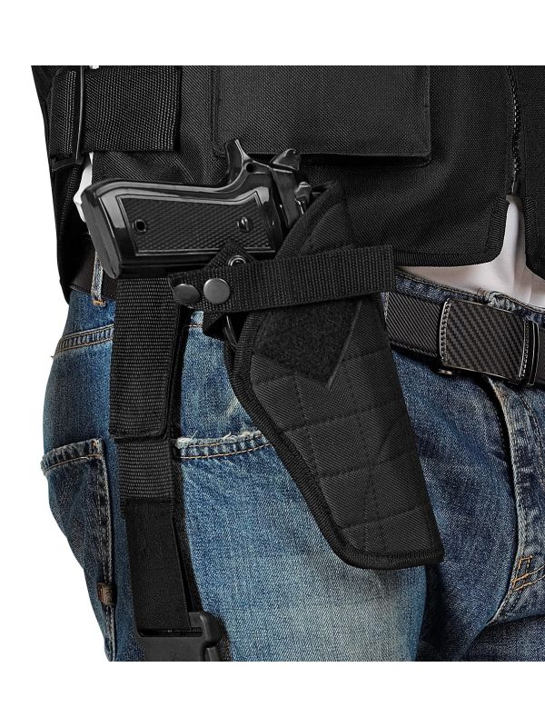 Zwarte Holster voor Revolver