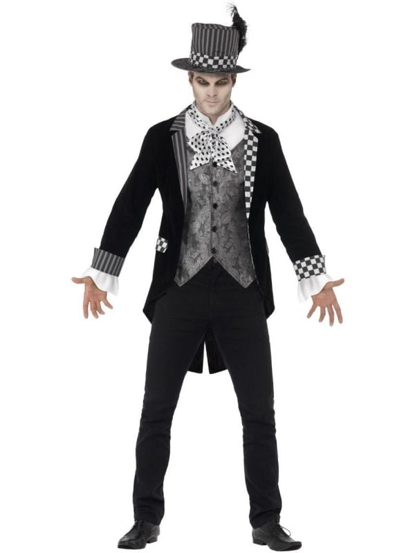 Zwarte mad hatter outfit