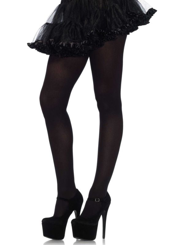 Zwarte nylon panty main product photo