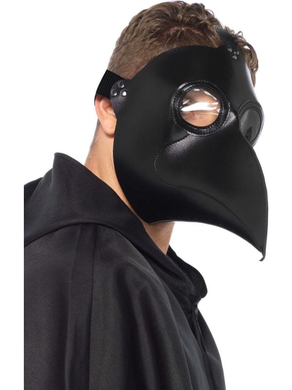 Zwarte pest dokter masker main product photo