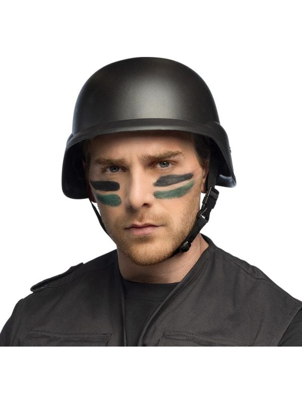 Zwarte Soldaten Helm