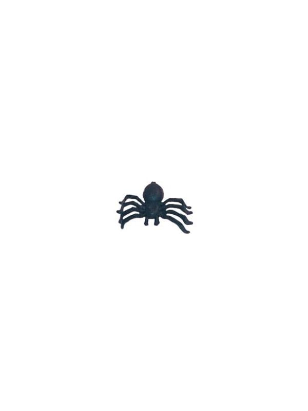 Zwarte spinnen decoratie halloween 25 stuks