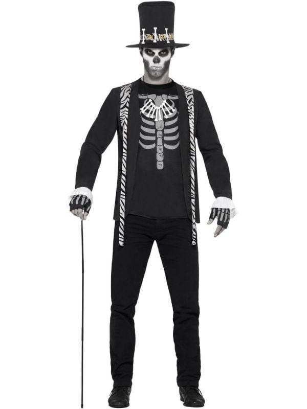 Zwarte witch doctor heren outfit main product photo