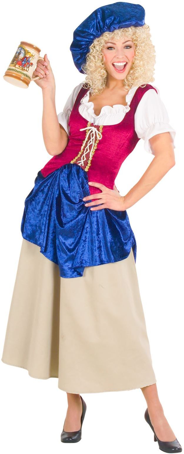 Middeleeuwse Boerin Kostuum Feestkleding Nl