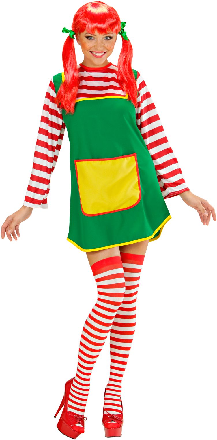 Pippi Langkous Panty Feestkleding Nl