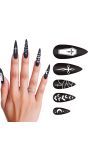 10 lange nagels vampier met lijm