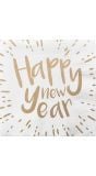 20 Papieren Happy New Year Servetten