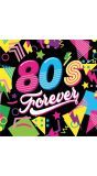 20 papieren servetten 80's