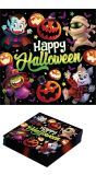 20 papieren servetten vrolijke halloween monsters