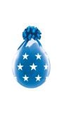 25 Stuffer ballonnen sterren blauw