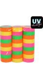 3 Neon UV Serpentine Rollen 4M