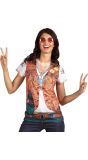 3D shirt hippie dames