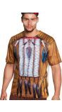 3D shirt indiaan heren