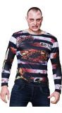 3D shirt zombie gevangene heren