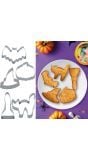 5 koekjes uitsteekvormen halloween figuren