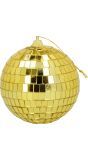 6 Gouden Discoballen 8cm