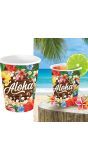6 papieren drinkbekers Aloha Hawaii 240 ml