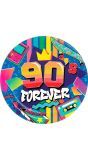 6 papieren eetborden 90's