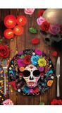 6 papieren eetborden Día de Muertos