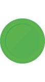 6 papieren eetborden neon groen