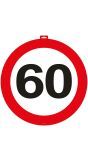 60 jaar verkeersbord deurbord