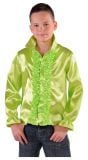 60s blouse groen jongens/meisjes