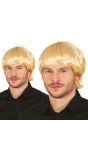 70's Blonde Pruik Heren