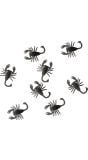 8 schorpioenen 6 cm halloween