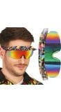 80's Meerkleurige Foute Skibril