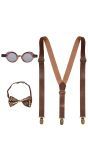 Accessoire Set Bruin Steampunk