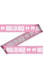 Afzetlint geboorte meisje roze