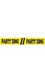 Afzetlint geel partyzone