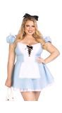 Alice kostuum plus size vrouwen