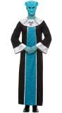 Alien leider kostuum blauw