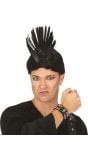 Armband met doodskop punk