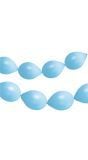 Baby blauwe ballonnenslinger matte kleur