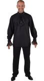 Baisc blouse man zwart