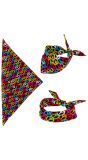 Bandana Peace Teken Kleurrijk