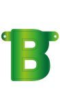 Banner Letter B Lime Groen