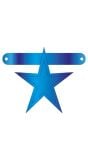 Banner Ster blauw