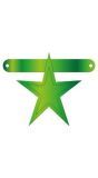 Banner Ster Lime Groen