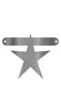 Banner Ster metallic zilver
