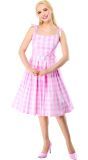 Barbie Jurk Dames Roze Wit