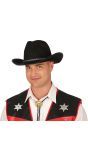 Basic cowboyhoed zwart