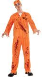 Bebloede Boef Oranje Outfit Mannen
