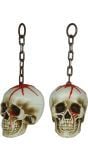 Bebloede Schedel met Ketting