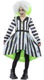 Beetlejuice Jurk Meisjes Zwart en Wit