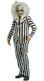 Beetlejuice Pak Heren Zwart Wit Gestreept