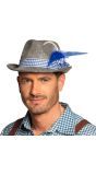 Beiers oktoberfest hoed blauw