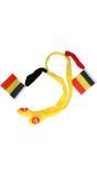 Belgie supporter zwaaiende vlaggen haarband